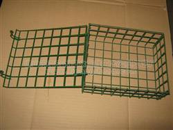 浸塑方形带盖铁篮